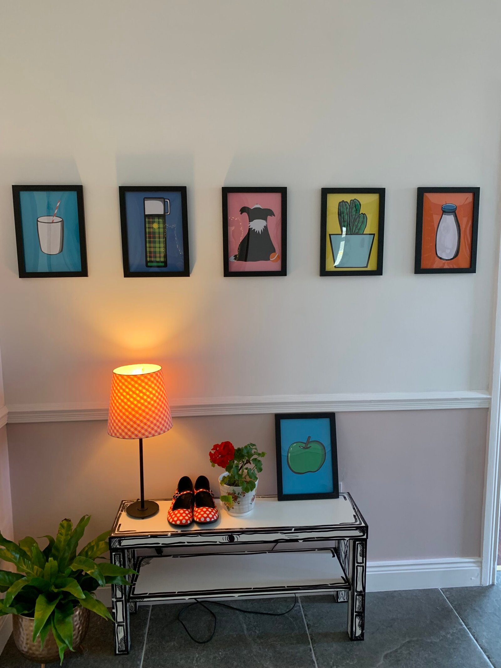 Framed wall art by Deirdre Patton