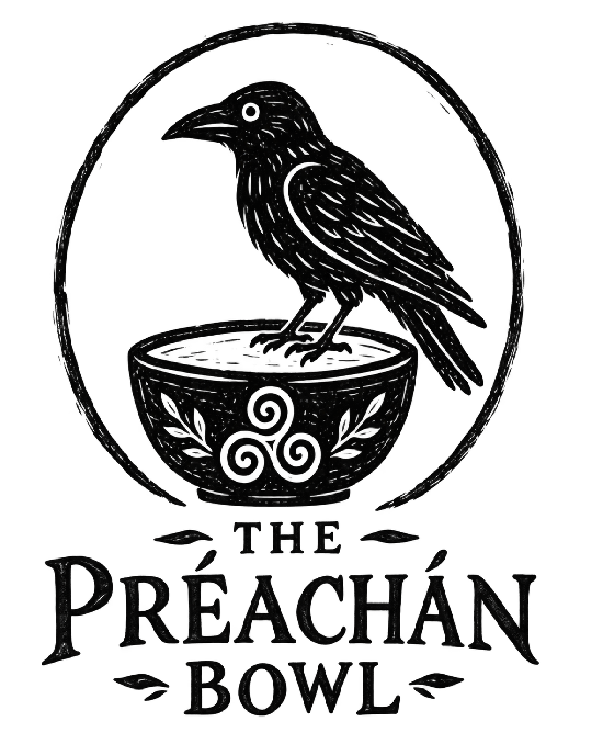 The logo for The Preachan Bowl Handmade cards